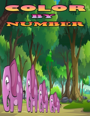 Color by Number: Color By Numbers Book For Kids Ages 8-12, Adult; Large Print Birds, Carton, Animals and Pretty Patterns