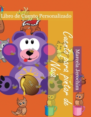 Cuento para pintar de Naia: Libro de cuento Personalizado