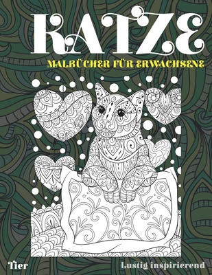 Malbücher für Erwachsene - Lustig inspirierend - Tier - Katze