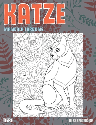 Mandala Färbung - Riesengröße - Tiere - Katze