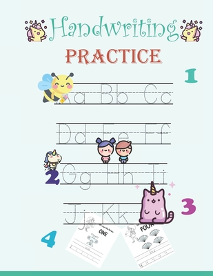 Handwriting Practice Book PRESCHOOL LEARNING: kindergarten workbook Gift for Kids