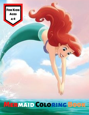 Mermaid Coloring Book for Kids Ages 4-8
