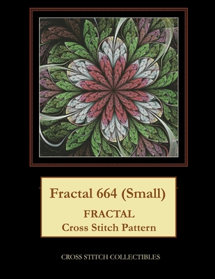 Fractal 664 (Small): Fractal Cross Stitch Pattern