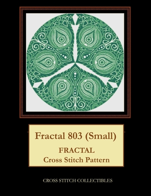 Fractal 803 (Small): Fractal Cross Stitch Pattern