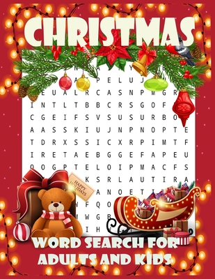Christmas Word Search for Adults and Kids: Christmas Word Search Puzzle Book for Adults & Kids, great gift for the holiday. Exercise Your Brain, Nouri