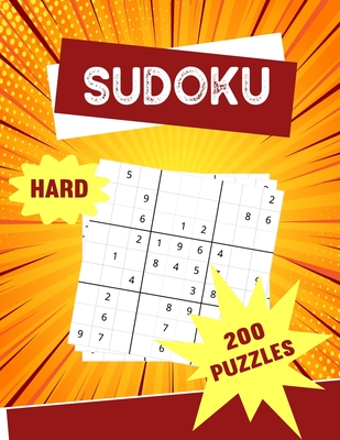 Sudoku Hard 200 Puzzles: Sudoku Puzzle Book 200 Large Print sudoku Puzzle to Improve Your Memory & Prevent Neurological Disorder Puzzles and So (Large Print Edition)