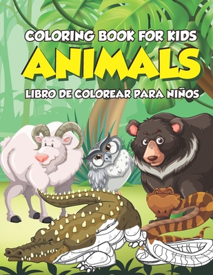 Animals - Coloring Book for Kids - Libro de Colorear Para Niños: Libro Para Colorear Animales de la Selva