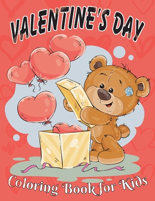 Valentine's Day Coloring Book for Kids: 8.5*11 - 100 page - Valentine's day gift 2021 - Cute Coloring Book for Little Girls and Boys - Animals, Unicor