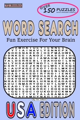 Word Search USA Edition: Fun Exercise For Your Brain (Large Print Edition)