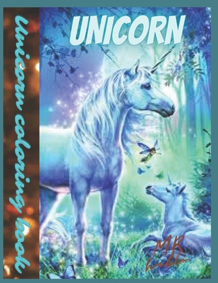 Unicorn: Coloring Book for Kids and Adults with Fun, Easy, and Relaxing