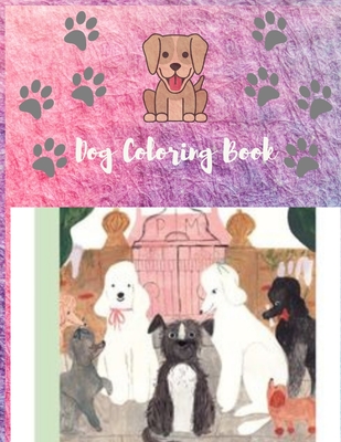 Dog Coloring Book: A Coloring and Activity Book for Kids,50 dog coloring pages, (Kids coloring activity books)