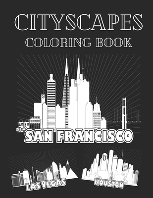 Cityscapes coloring book: A Coloring Book of Amazing Places, Cityscapes coloring book for kids, & for adults (Adult Coloring Books, City Colorin