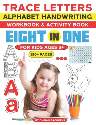 Trace Letters Alphabet Handwriting workbook & activity book for kids ages 3+ (150+ Pages): 100% RESULT - Alphabet Handwriting Practice Workbook for Ki