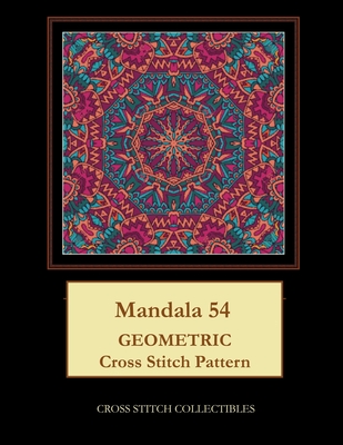 Mandala 54: Geometric Cross Stitch Pattern