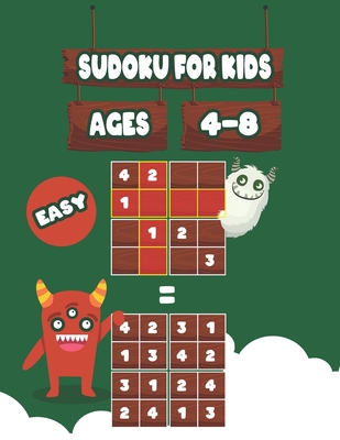 sudoku for kids ages 4-8: easy Sudoku puzzle books for kids, Clever Kids Includes Instructions and Solutions 4x4 6x6 9x9