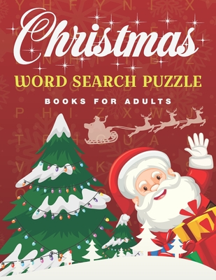 Christmas Word Search Puzzle Books For Adults: Word Find Puzzle Books For Adults