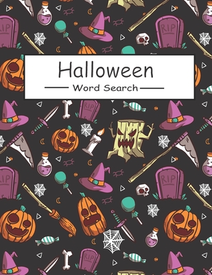 Halloween Word Search: For Adults and teen 50+ Spooky Word Search Puzzle Scary Trick-or-Treat Puzzles Game (Large Print Edition)