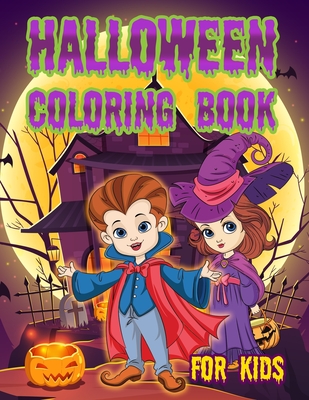 Halloween Coloring Book for Kids: A Collection of Coloring Pages with beautiful hand-drawn Witches, Vampires, Jack-o-Lanterns, Ghosts, and More!