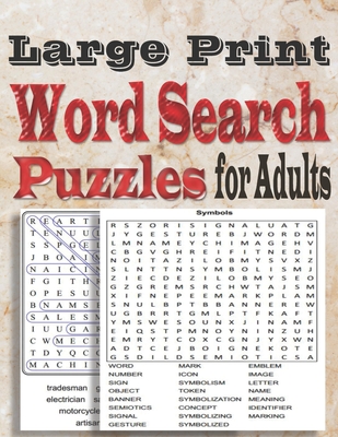 Large Print Word Search Puzzles for Adults: Word search book with a massive 100 themed puzzles to enjoy
