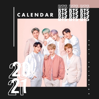 Bts: 2021-2022 calendar 8.5 x 8.5 glossy paper