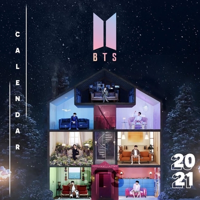 Bts: 2021-2022 calendar 8.5 x 8.5 glossy paper
