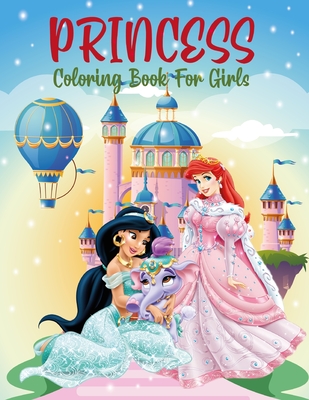 Princess Coloring Book for Girls: A Little Princess Coloring Book for Adults with 50 Beautiful Princess Frog Coloring Page for Adults Relaxation with
