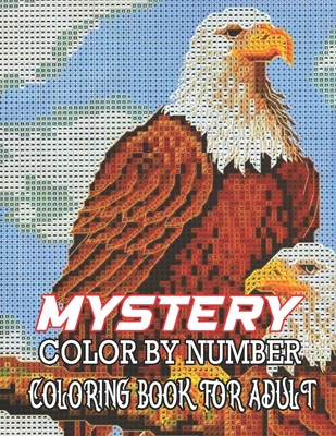 MyStery Color By Number Coloring Book For Adult: Color by Number Coloring Book with Fun, Easy, and Relaxing Country Scenes, Animals, Mystery ... Magic