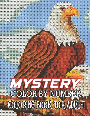MyStery Color By Number Coloring Book For Adult: Color by Number Coloring Book with Fun, Easy, and Relaxing Country Scenes, Animals, Mystery ... Magic