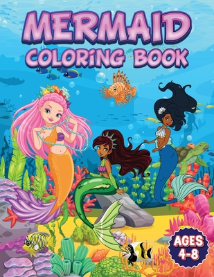 Mermaid Coloring Book (Large Print Edition)